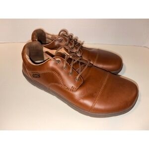 LEMS Nine2Five Unisex Mocha Leather Oxford Shoes Men 8 Women 9.5